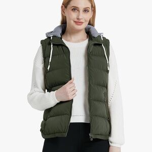 Dark green Puffer vest. XXL women’s